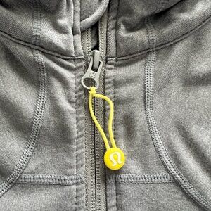 Lululemon Gray Jacket with Yellow Accent